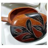 Hand carved turtle trinket box