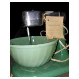 Classic Jadite Handy Mixer by Zepher