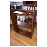 Small wooden book shelf 23" wide