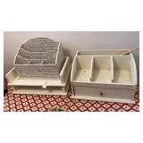 2 desk paper organizers