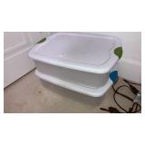 2 sterilite storage tubs