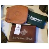 3 old coin purses