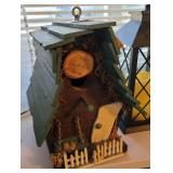 Hand made birdhouse the chickadee hideaway