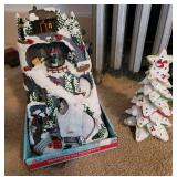 Tea tree and animated ski mountain