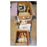 Boxit of various Christmas decorations