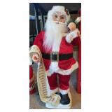 Light up Santa with name list 24" tall