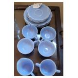 Cherry Blossom Delphite Blue 14 piece Set