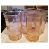 Lot 4 pink Depression glasses
