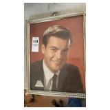 Vintage photo frame w/ Robert Wagner picture ad