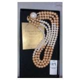 Franklin Mint pearl necklace Shakira Caine