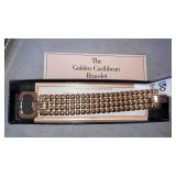 The Golden Caribbean bracelet Franklin Mint