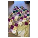 Knotted patch quilt 80" x 67"