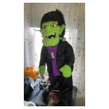 Animated Halloween Frankenstein soft sculpture