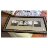 Large framed serene fence pictures