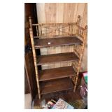 Antique Bamboo bookshelf