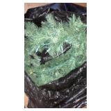 Bag of pre- lit greens garland