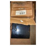 Box of sea shells, turntable