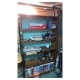 Wooden bookshelf - contents separate