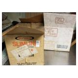 Deli slicer and 18 pc punch bowl set both in