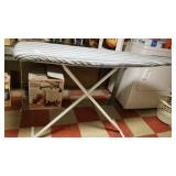 Ironing board and clothing rack - no clothes