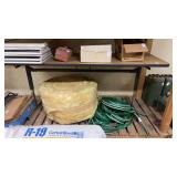 2 foot by 5 foot adjustable computer table