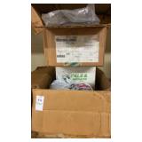 Box lot of miscellaneous phone and electric