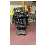 Solar 2150 wire feed welder on cart