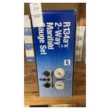 Tif R134a 2-way manifold gauge set