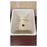 Cast iron sink