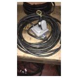 Extension cord with 4 plug box
