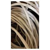 Box full of assorted electrical wire