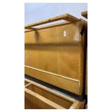 5ft long x 2 1/2 high wooden cabinet