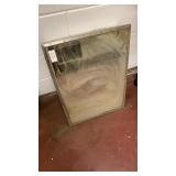 Glass door medicine cabinet