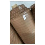 Roll of brown rubber mat