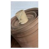 Roll of brown rubber mat