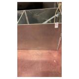 Stainless steel box with accessories in it