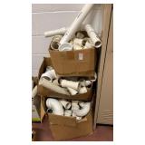 Assorted sizes of  pvc pipe fitting