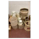 Assorted pvc pipe pieces