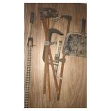 Clamp, bar clamps, a/c gauges, gates V-belt