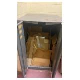 Metal cabinet and contents