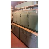 Cabinets attached must disassemble