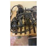 Pallet full of gate valves and assorted items