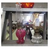 Pair of night light oil lamps