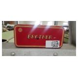 Brother sewing machine tin