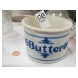 Nice 1 lb butter crock for table