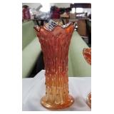 Carnival glass vase-great shape