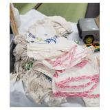 Lot of Needle point & crochet work doilies &