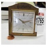 Brass Endora wind alarm musical clock