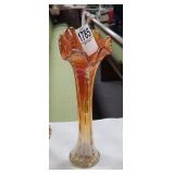 Carnival glass vase great shape