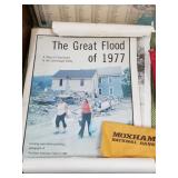 1977 Flood book,  paper Moxham Nation Bank b